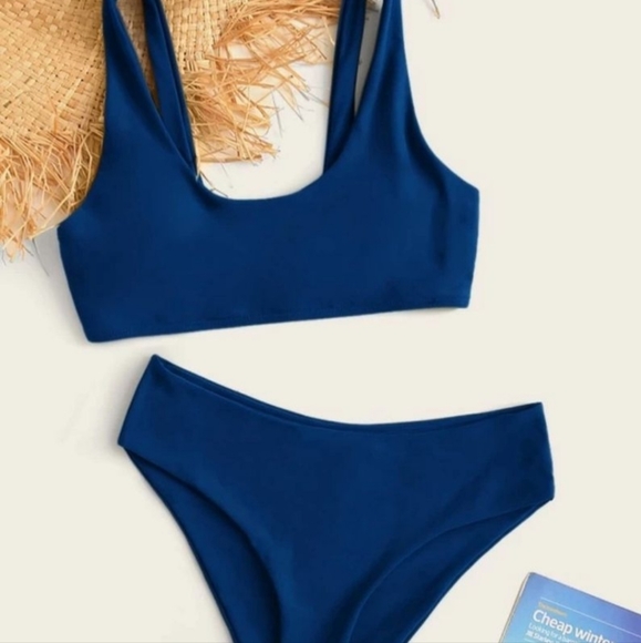 SHEIN Swim Blue Bikini From Shein Poshmark
